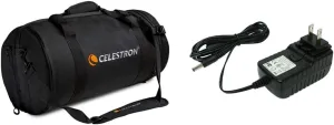 Celestron 8" Telescope Optical Tube Bag and AC Adapter