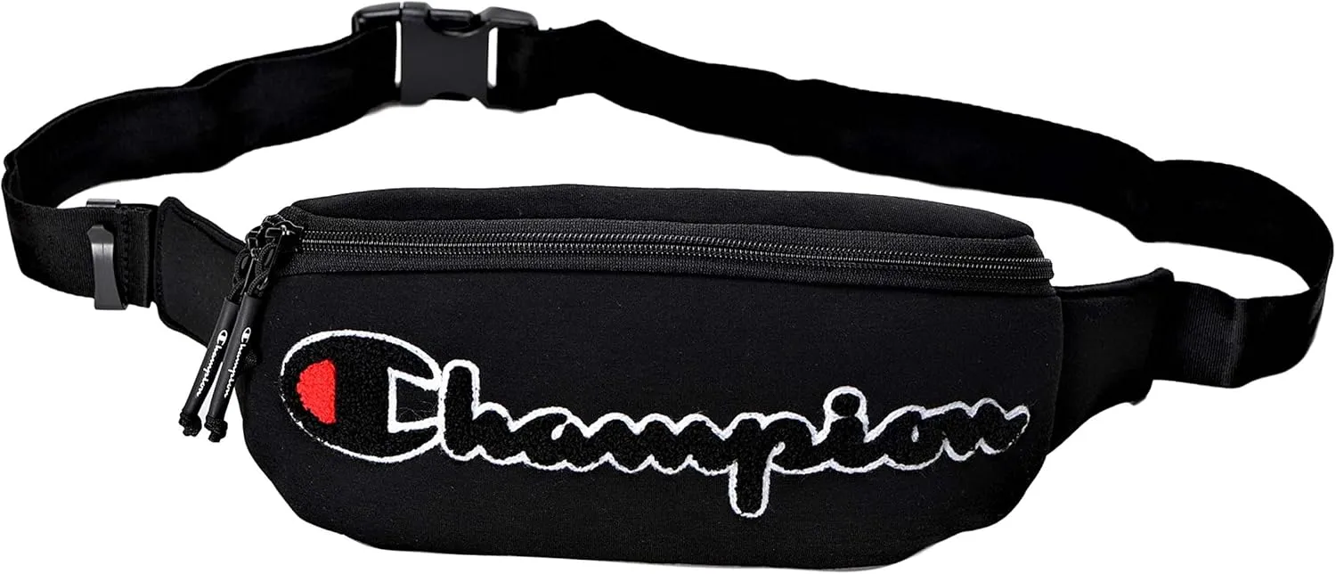 Champion Men's Champion Prime Bag Fanny Waist Packs, Black, One Size UK