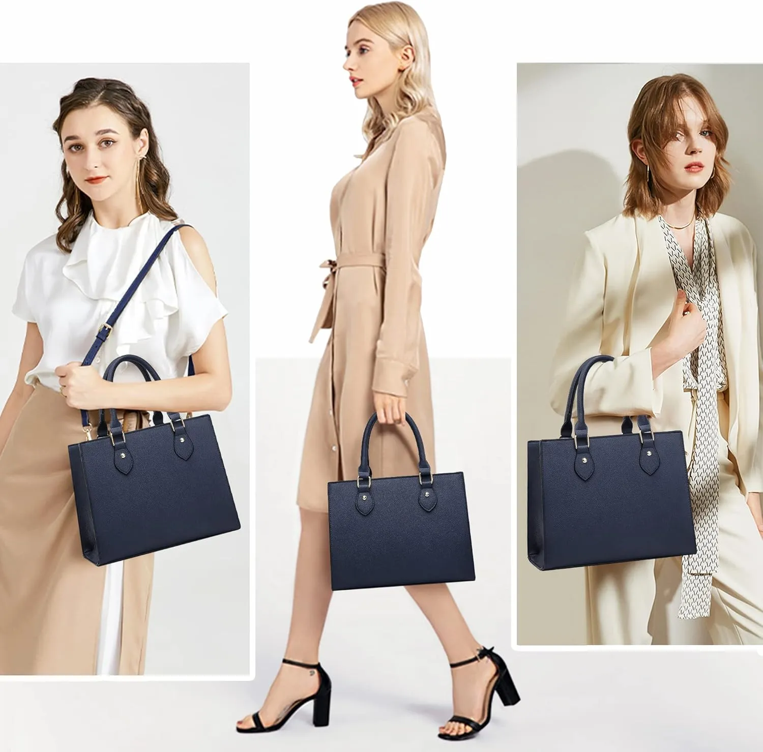 CHICAROUSAL Crossbody Purses and Handbags for Women PU Leather Tote Top Handle Satchel Shoulder Bags