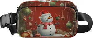 Christmas Snowman Snowflake Fanny Packs for Women Fanny Pack For Men Belt Bag Crossbody Fanny Packs for Women Running Fanny Pack Waist Pack 21341350