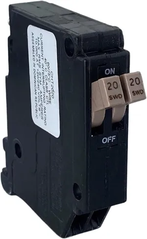 CHT2020 Cutler Hammer Twin Plug-On Circuit Breaker