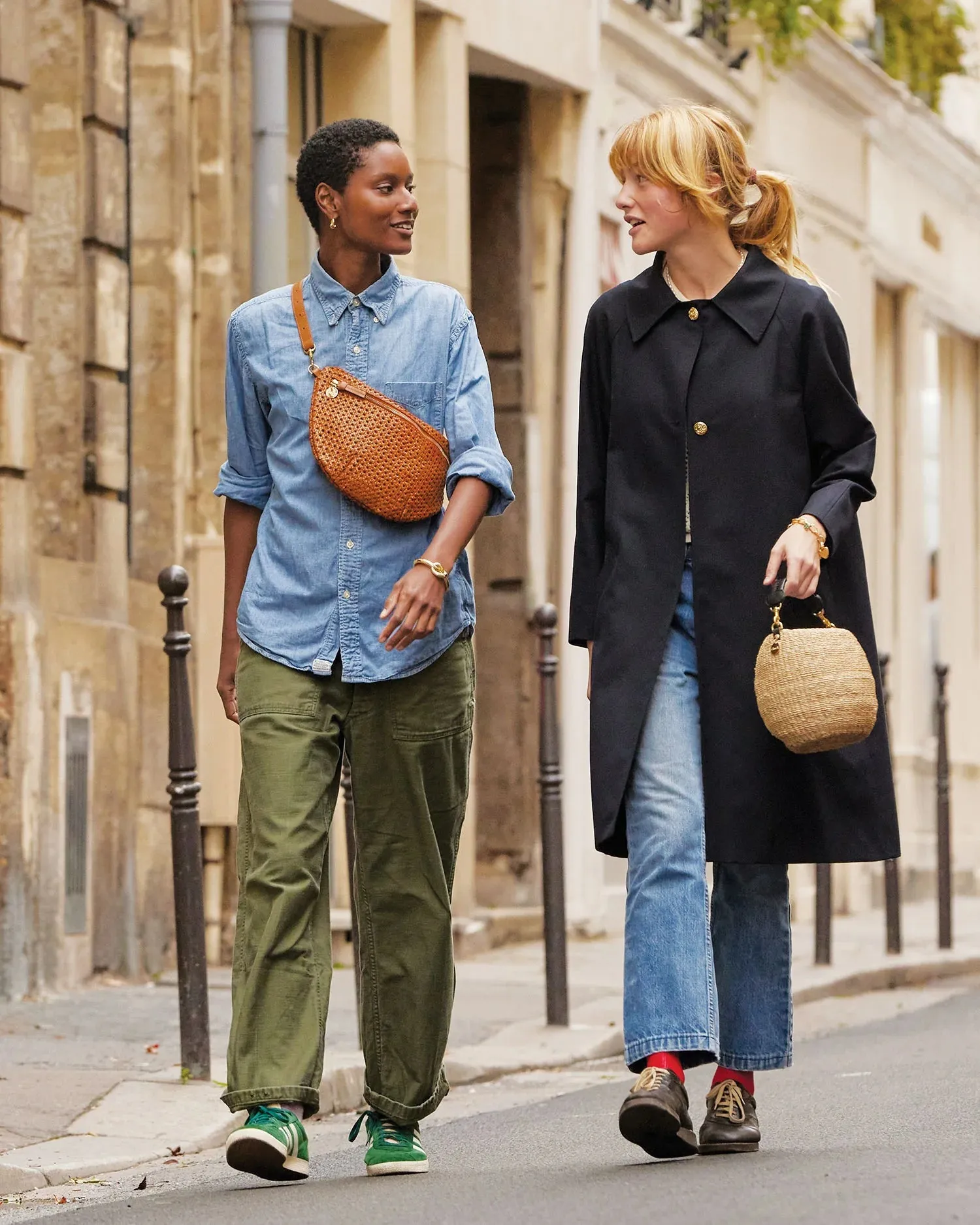 Clare V. - Grande Fanny in Tan Rattan