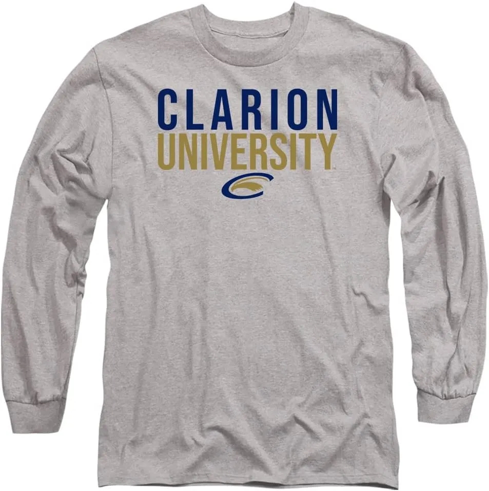 Clarion University Official Stacked Unisex Adult Long-Sleeve T Shirt