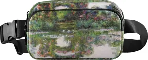 Claude Monet Flowering Arches Giverny Waterproof Fanny Packs Women Everywhere Belt Bag Pattern Cross Body Waist Pack