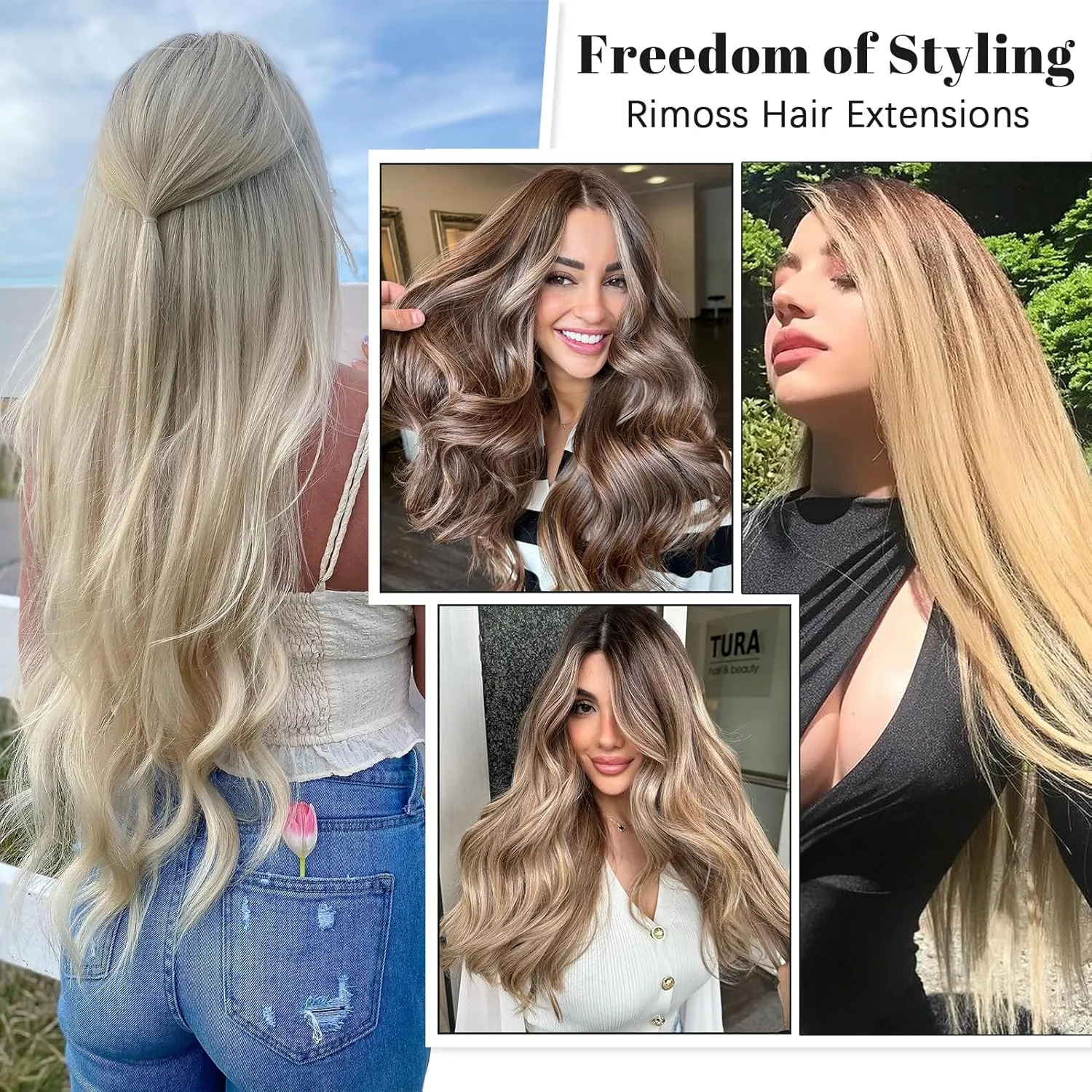 Clip in Hair Extensions Real Human Hair - 160g 20 Inch 7pcs, Dark Brown - Soft Remy Human Hair Clip in Extensions Straight Double Weft for Women (#2 20 Inch)