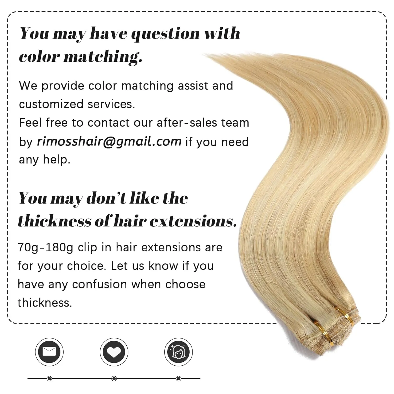 Clip in Hair Extensions Real Human Hair - 160g 20 Inch 7pcs, Dirty Blonde to Bleach Blonde Highlight Color - Premium Soft Human Hair Clip in Extensions Straight for Women