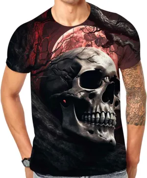 Cndiyike 3D Printed Graphic Short Sleeve T-Shirts for Men