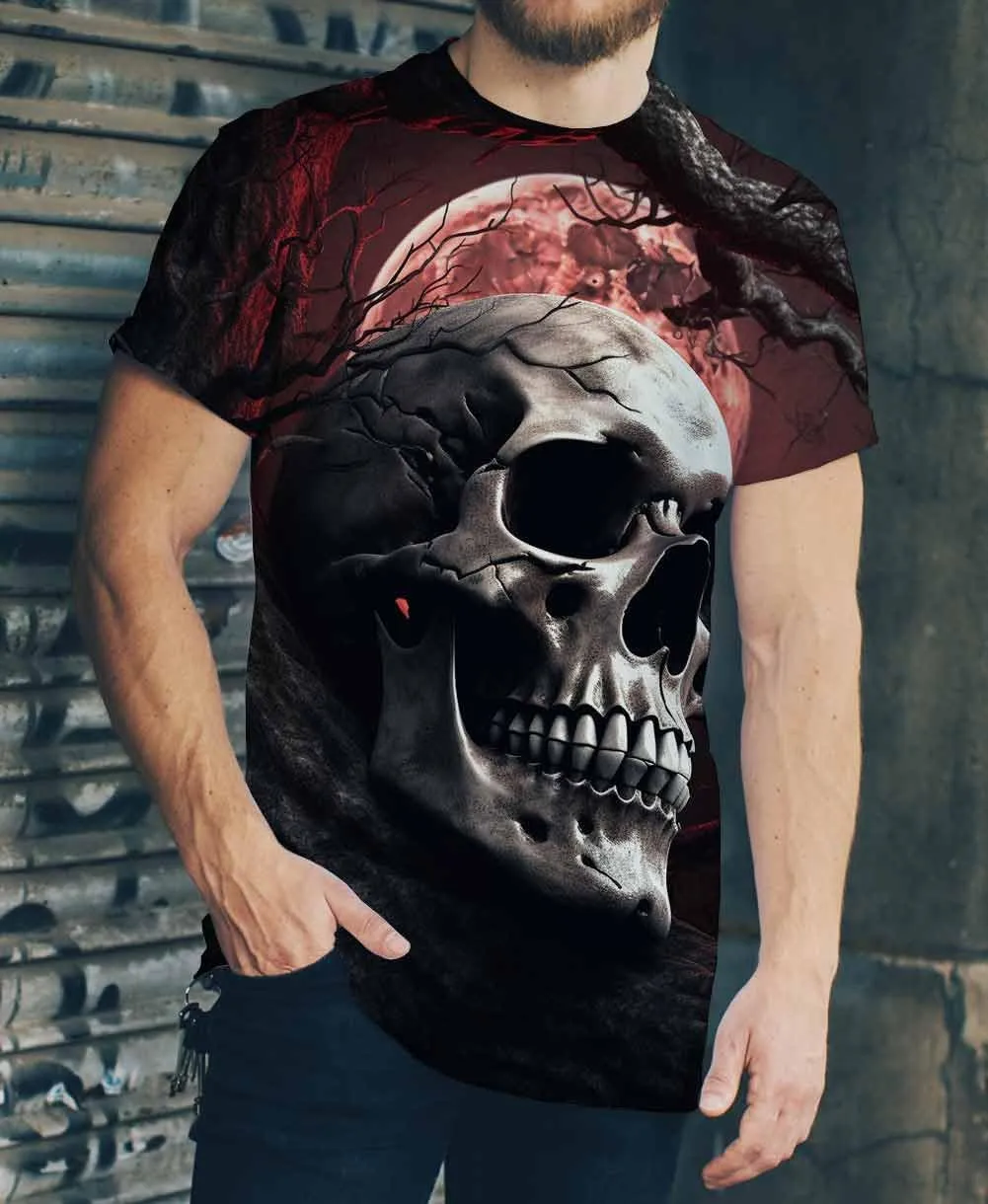 Cndiyike 3D Printed Graphic Short Sleeve T-Shirts for Men