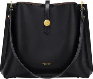 Cnoles Women Genuine Leather Designer Tote Bags Purses And Handbags For Women Fashion Ladies Top Handle Shoulder Satchel Bag