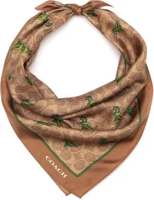 Coach PRINTED REXY SILK BANDANA