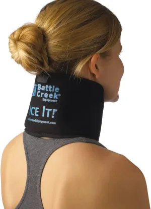 Cold & Hot Therapy System Ice Pack - Ice It! ® MaxCOMFORT™ (Neck Wrap (510)) Ideal for Pain Relief, Recovery from Physical Activity, and Every Day use. – from Battle Creek Equipment