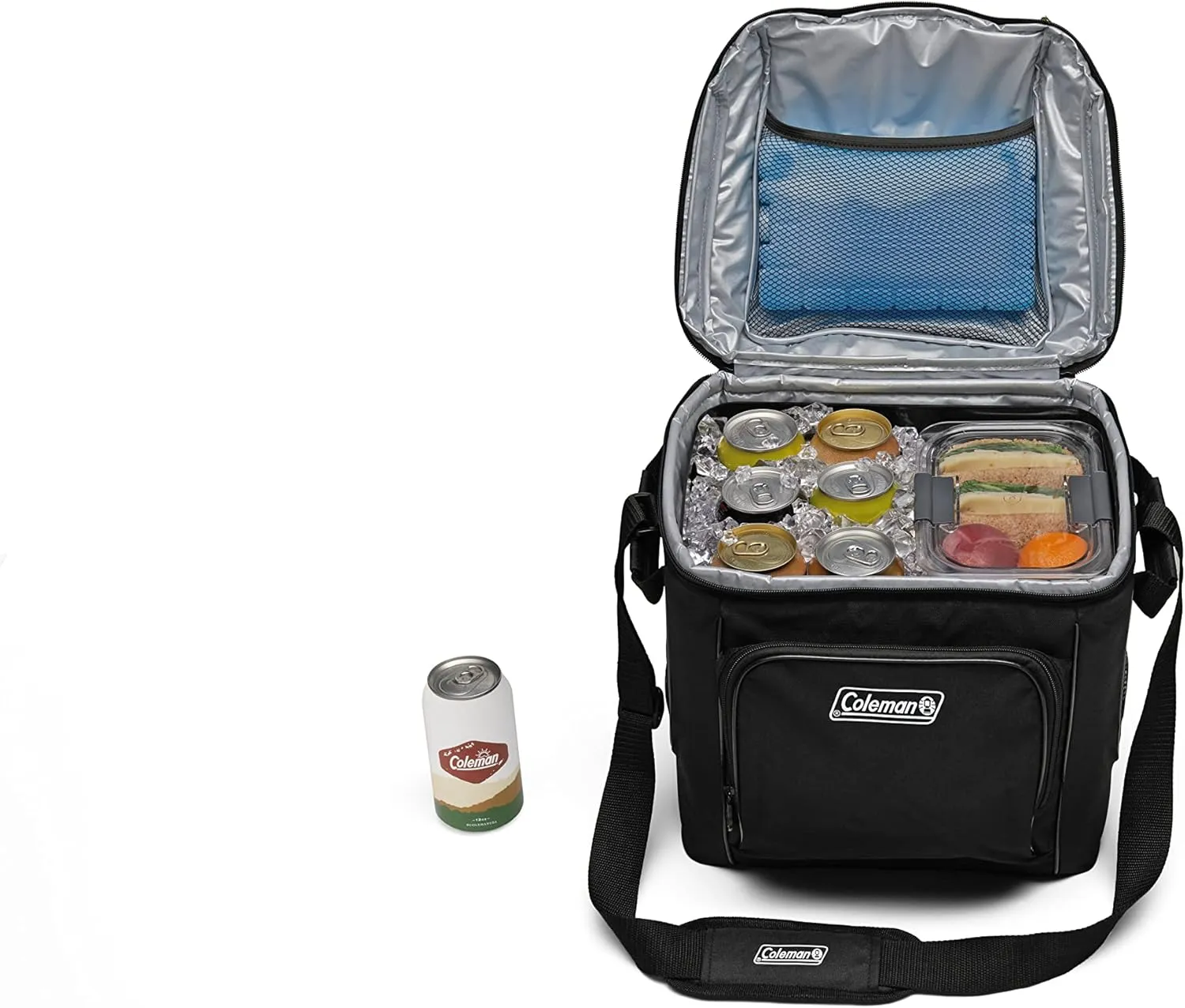 Coleman Chiller Insulated Soft Cooler, Leakproof 9/16/30 Can Cooler with 12  Hour Ice Retention, Made with Recycled Materials