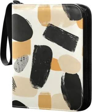 Colorful Graffiti Pattern Card Holder, Card Holder Album with 400 Card Slots in 50 Pages for Display, Storage, Portability