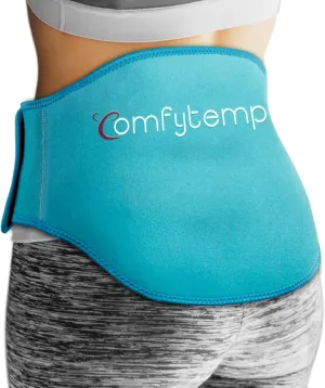 Comfytemp Ice Pack for Lower Back Pain Relief, FSA HSA Eligible, Reusable Gel Ice Pack Wrap for Sciatica Nerve Injuries with Hot Cold Compress, Lumbar Brace for Herniated Disc, Tailbone, Waist Coccyx