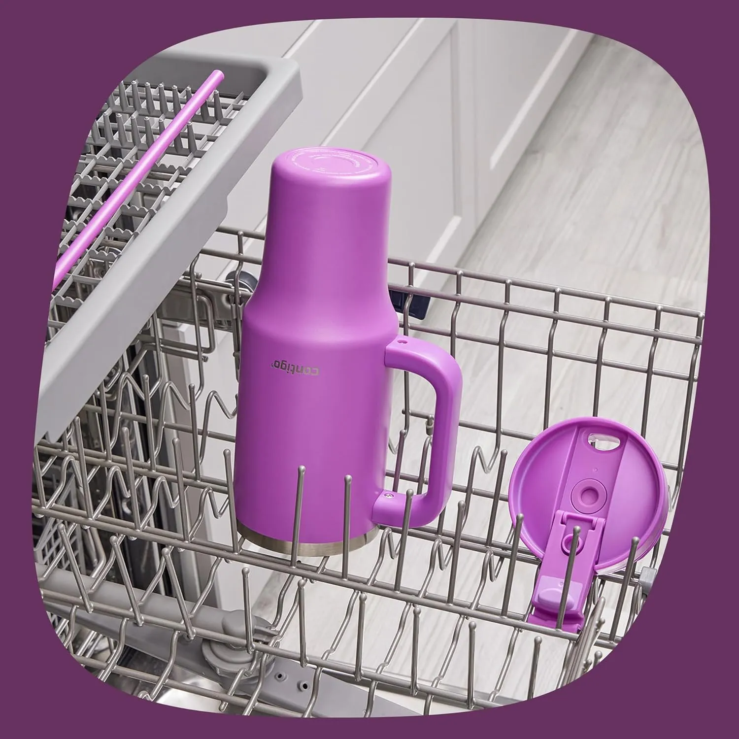 Contigo Streeterville 40oz Tumbler, Stainless Steel Vacuum Insulated, Leak-Proof, Cold for 29 Hours, Galactic