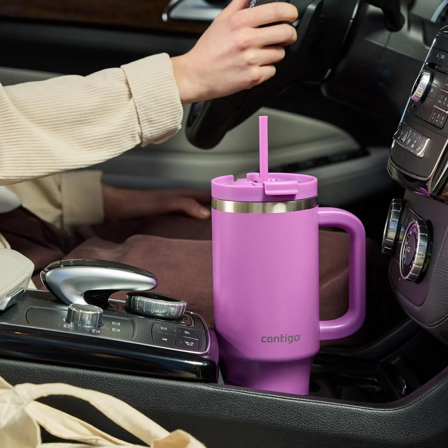 Contigo Streeterville 40oz Tumbler, Stainless Steel Vacuum Insulated, Leak-Proof, Cold for 29 Hours, Galactic