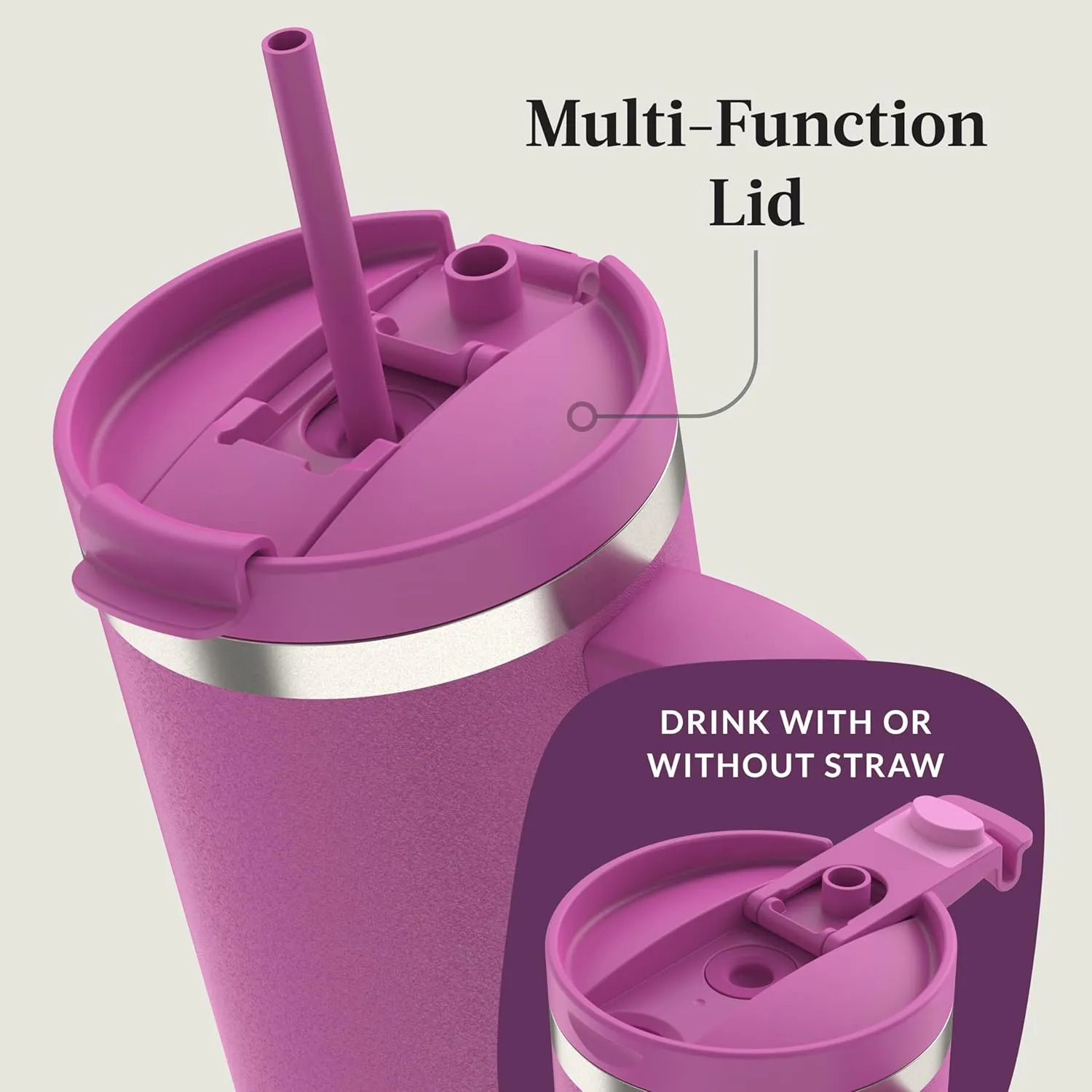 Contigo Streeterville 40oz Tumbler, Stainless Steel Vacuum Insulated, Leak-Proof, Cold for 29 Hours, Galactic