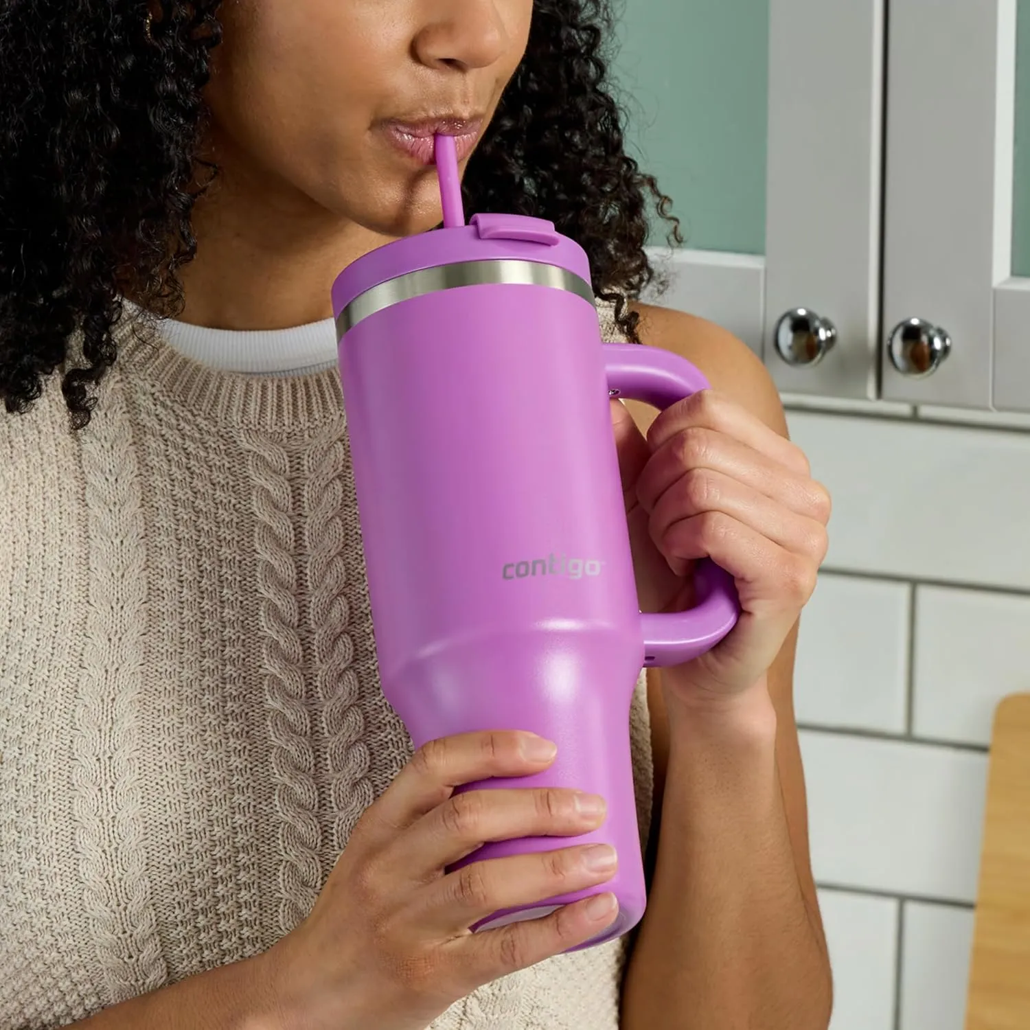 Contigo Streeterville 40oz Tumbler, Stainless Steel Vacuum Insulated, Leak-Proof, Cold for 29 Hours, Galactic