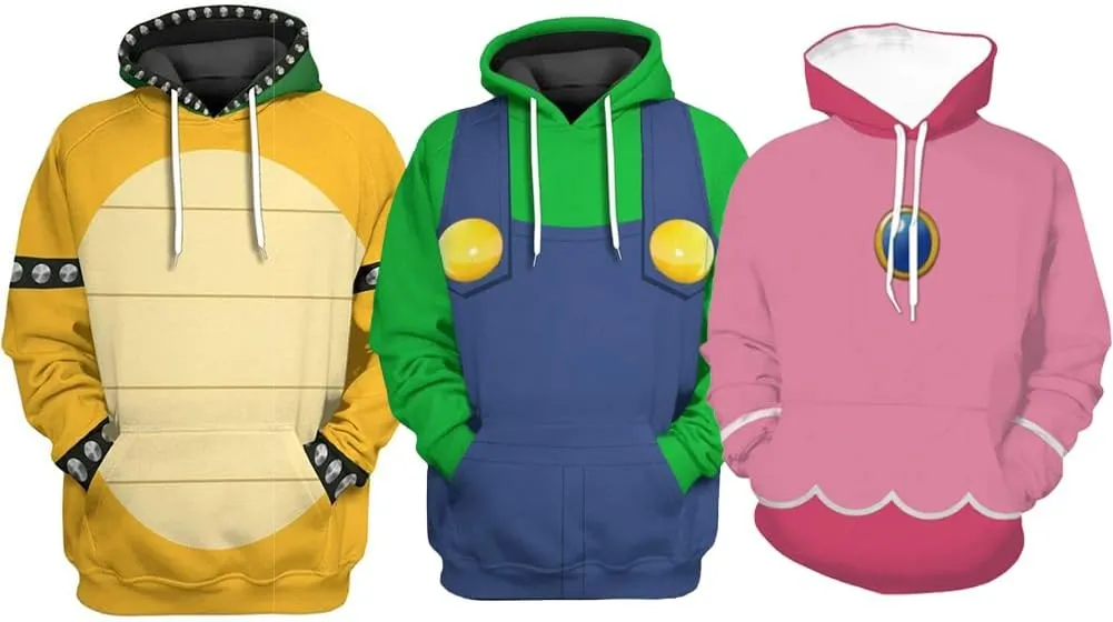 Cosplay Costume Hoodie Costume Hoodie 3D Printed Hooded Sweatshirt Movie Pullover For Adult and Men
