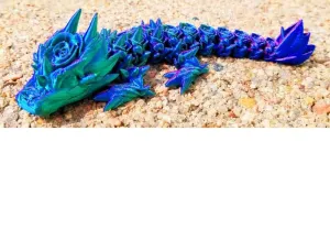CP - 3D Printed Crystal Crystal Dragons