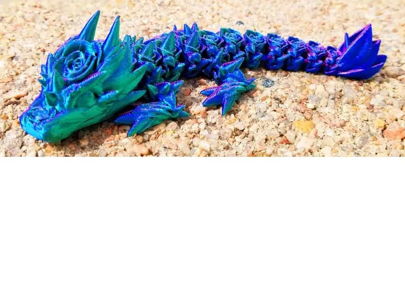 CP - 3D Printed Crystal Crystal Dragons
