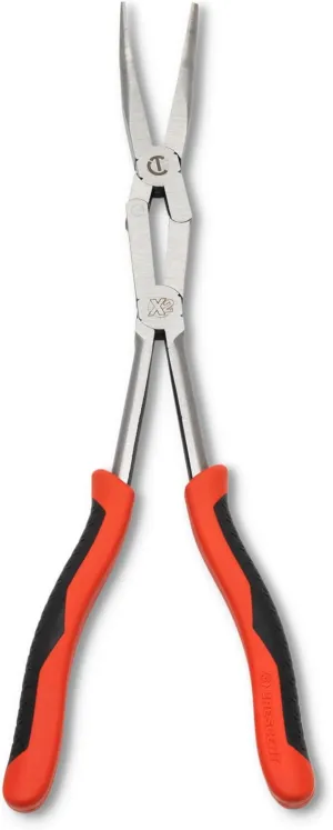 Crescent X2 Straight, Long Nose, Dual-Material Pliers - Premium Basic Tools - PSX200C-06-13", Red & Black