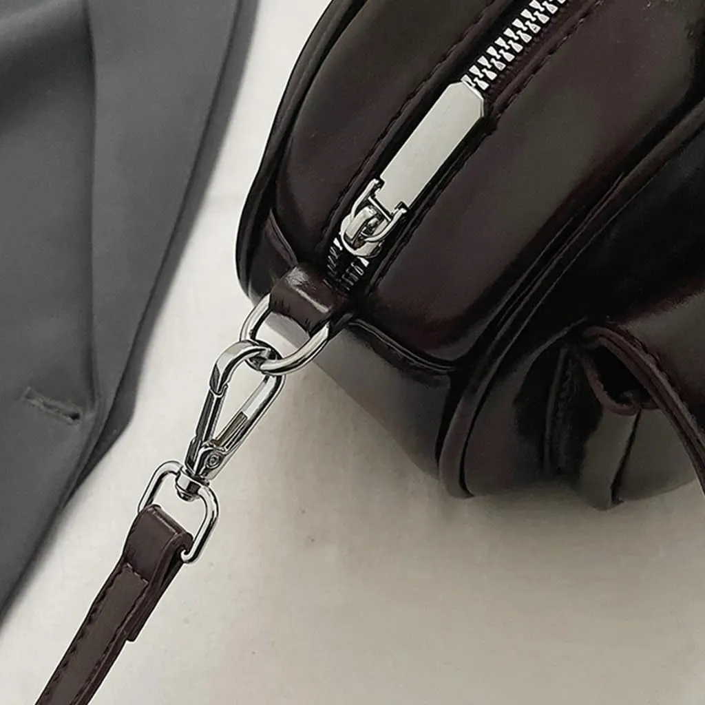 Crossbody Bags for Women Elegant French Styles Leather Handbag Trendy Ladies Shoulder Purse Top Handle Purse Satchel