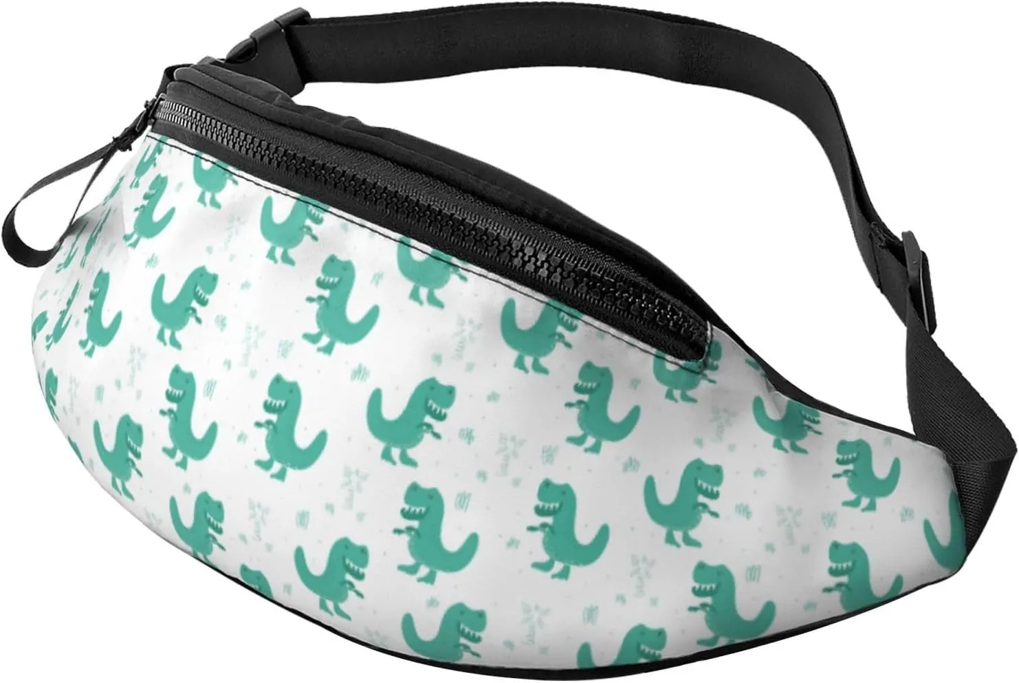 Crossbody Bags For Women Men - Green Dinosaur Print Fanny Packs For Women Cross Body, Cross Body Bag Mens