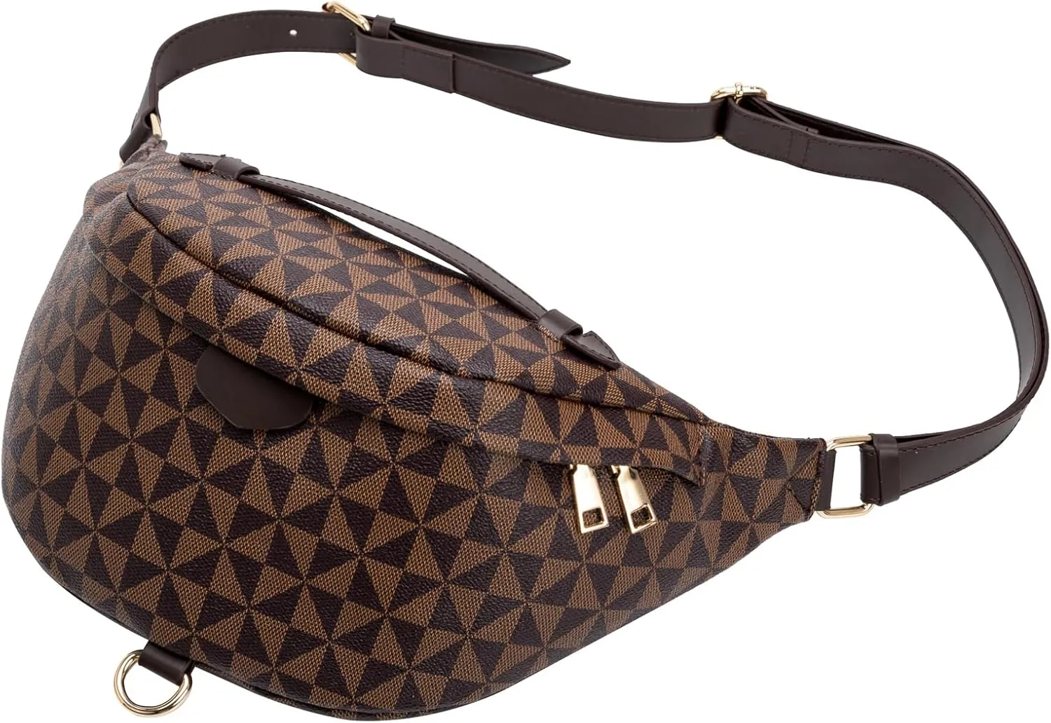 Crossbody Sling Bag Purse for Women,Sling Bag for Women Small Belt Chest Bum Bag Checkered Crossbody bag for Daily Shopping Travel