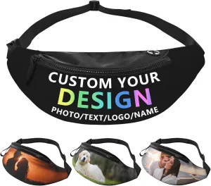 Custom Sling Bag for Women Men Personalized Sling Backpack with Your Photo Text Customized Chest Bag for Outdoor Travel, Style5