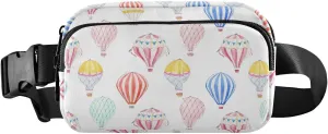 Cute Balloon Fanny Pack Crossbody Bag for Men Women Belt Bag Bum Bag with Adjustable Strap, Fashion Waist Packs for Travel Running Workout