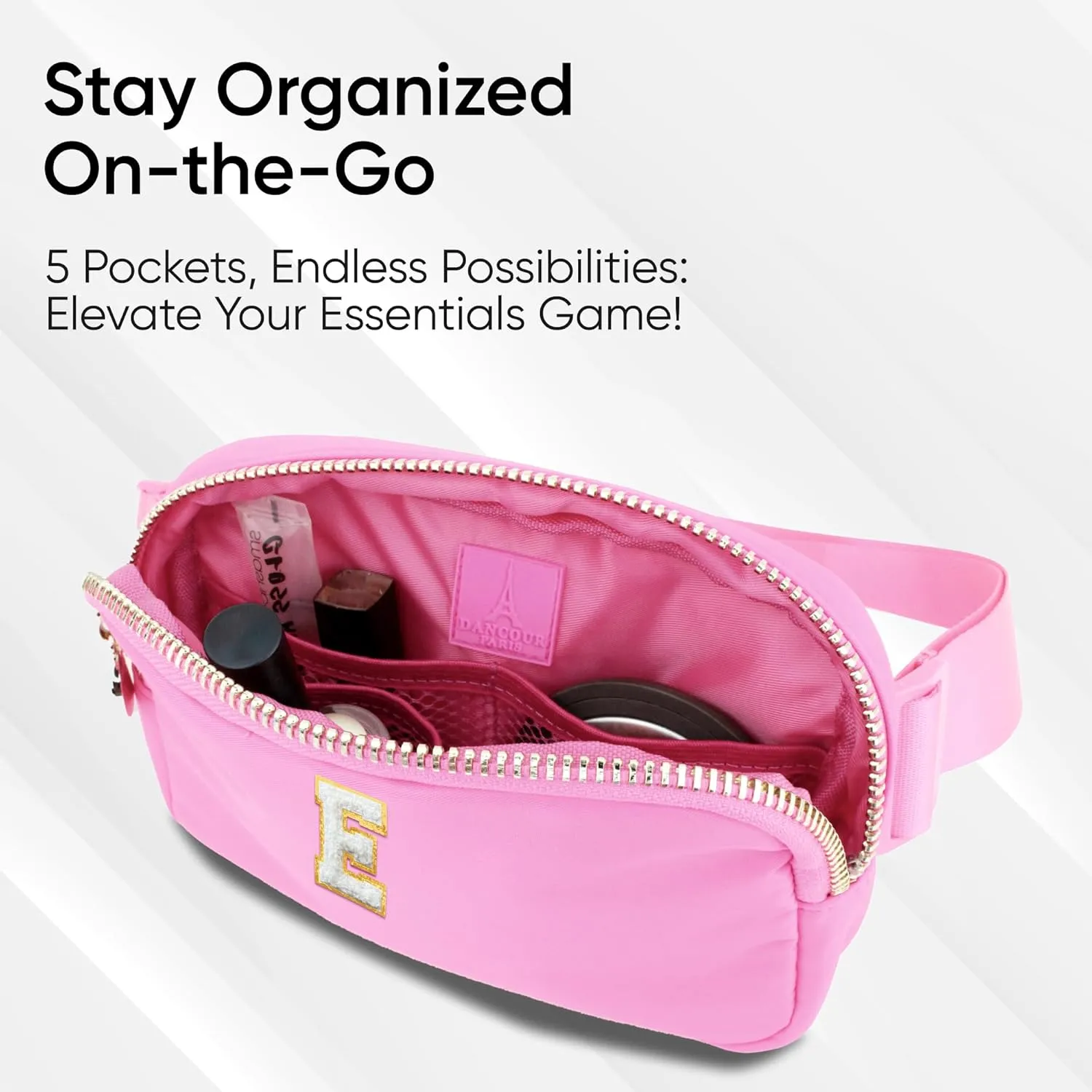 DANCOUR Kids Fanny Pack - Crossbody Bag for Girls, Birthday Gift for 8-11 Year Olds
