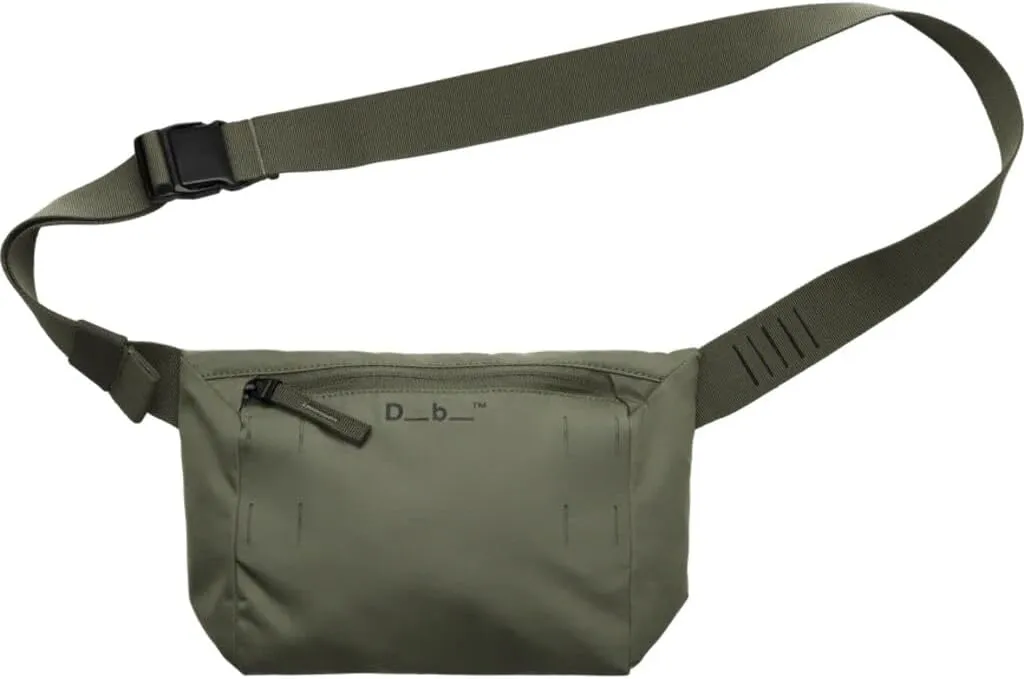 Db Journey Freya Fanny Pack for Women - Water Resistant Waist Pouch, Lightweight Belt Bag with Protective Fleece-Lined Pocket, Adjustable Strap, Large - Moss Green