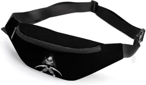 Death Grim Reaper Waterproof Fanny Pack Belt Bag Crossbody Waist Bags Travel Essentials for Sports Workout