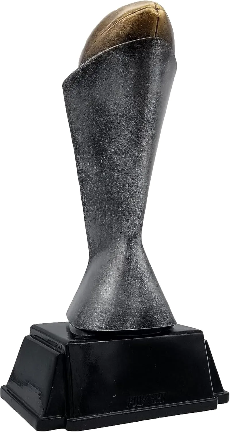 Decade Awards Football Trophy, World Class Tower - Most Valuable Player Trophy - Engraved Plate on Request (6, 8 or 12 Inch Tall)