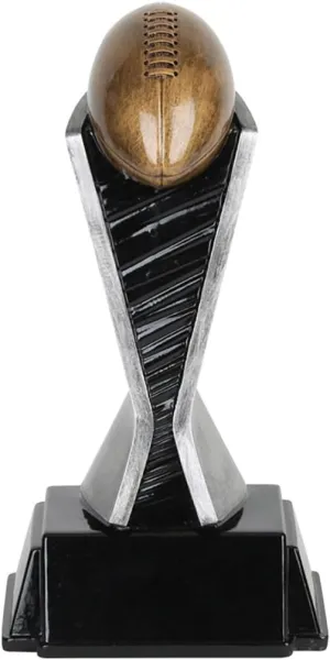 Decade Awards Football Trophy, World Class Tower - Most Valuable Player Trophy - Engraved Plate on Request (6, 8 or 12 Inch Tall)