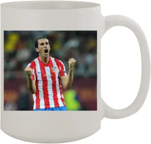 Diego Godin - 15oz White Ceramic Coffee Mug SRS #PDI742812