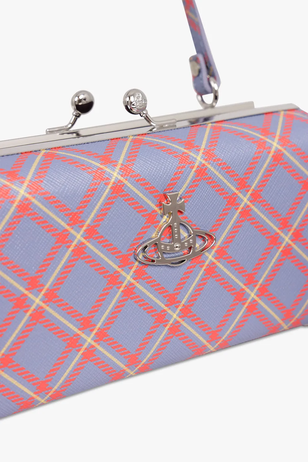 Doll XL Frame Purse | Blue/Orange