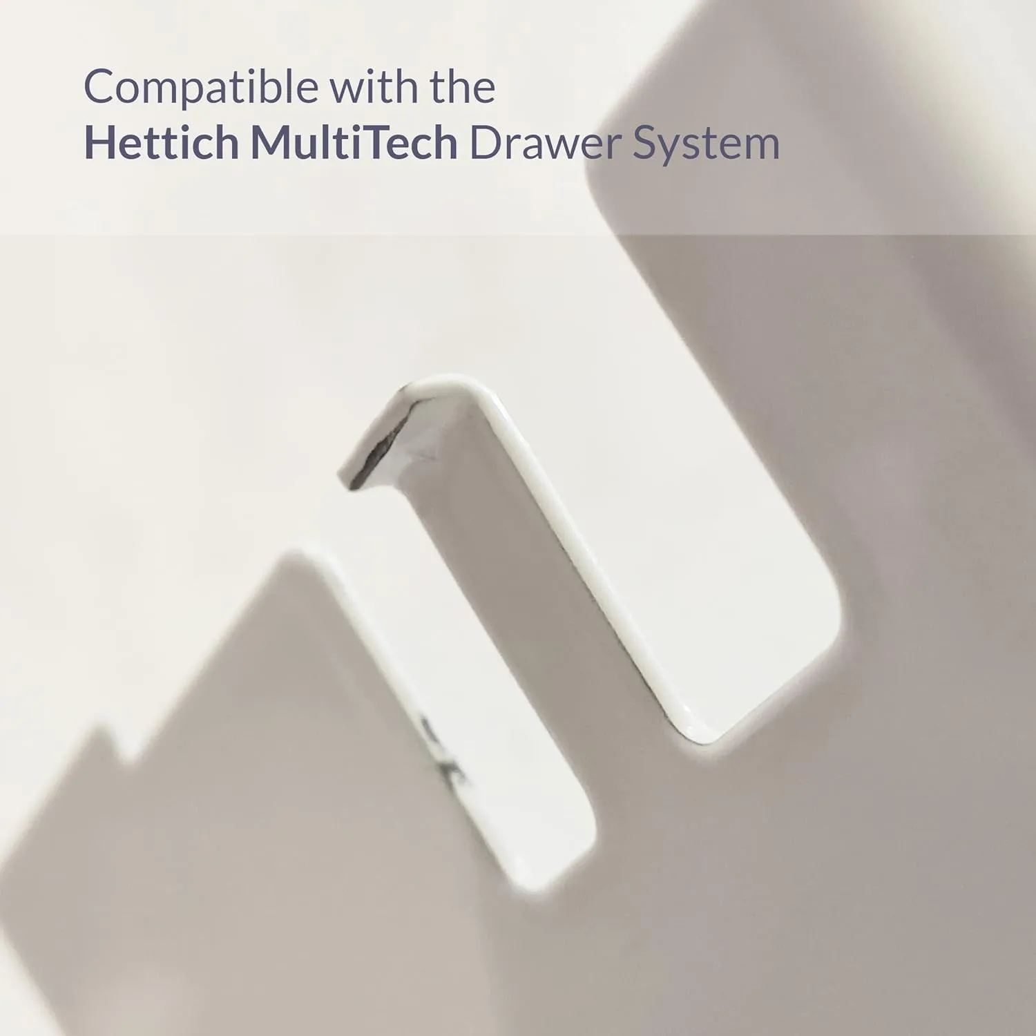 Drawer Front Connector Fixing Bracket Replacement Kit Compatible with Hettich MultiTech 08855 08856 08857 08858 (3D Printed) Version 6.0 (2)