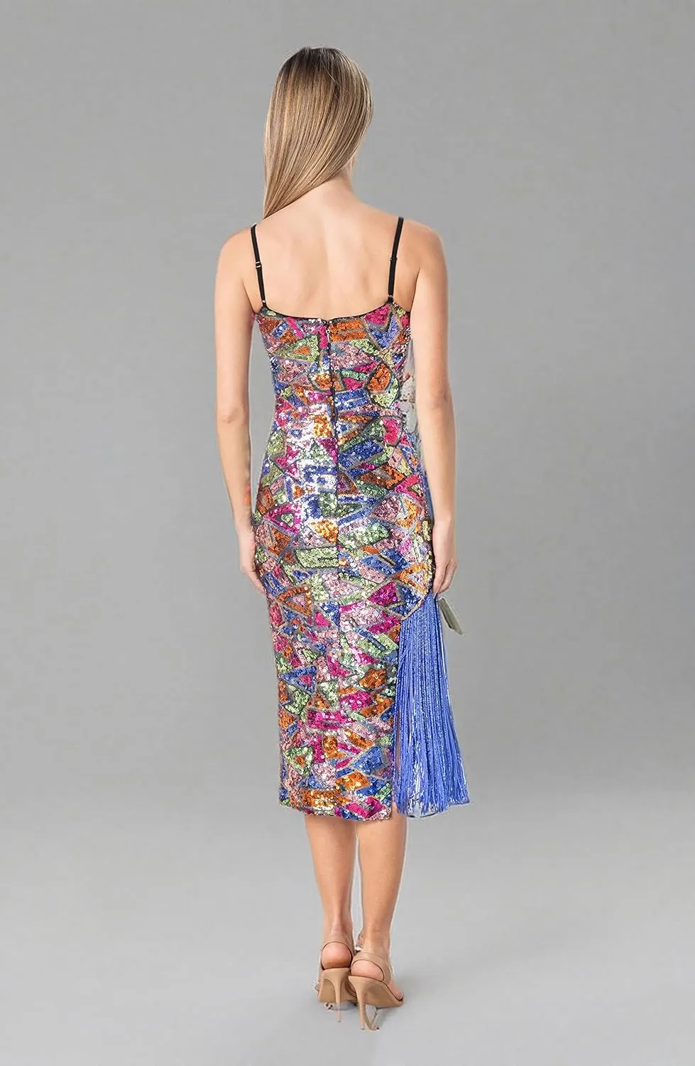 Dress the Population Women's Rory Bodycon Midi Dress