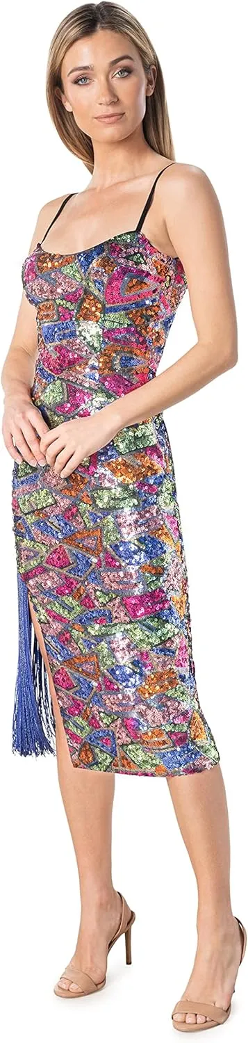 Dress the Population Women's Rory Bodycon Midi Dress