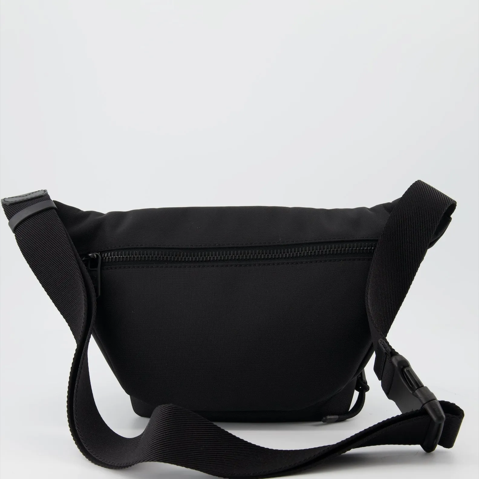 Durance Black Nylon Bum Bag