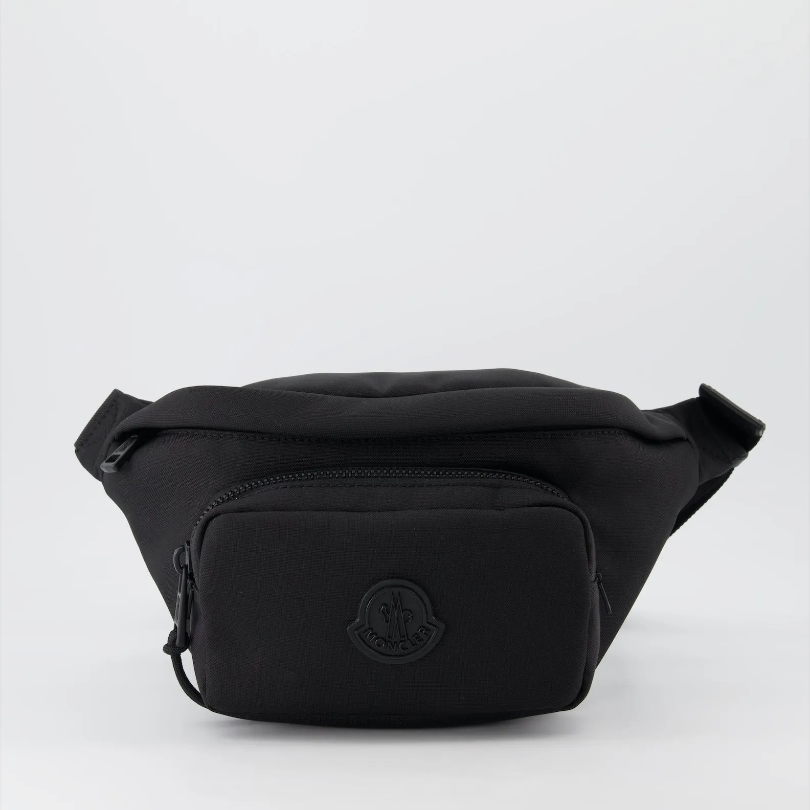 Durance Black Nylon Bum Bag