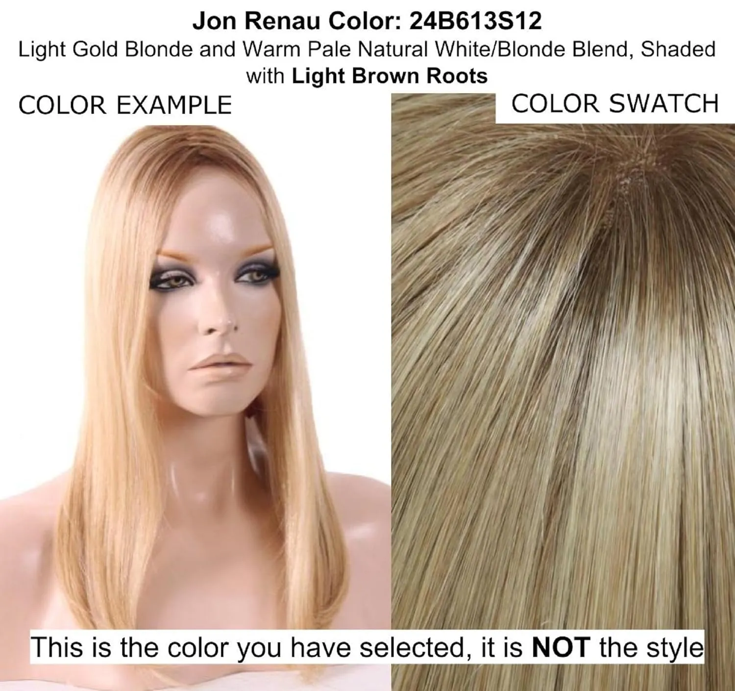 EasiFringe HD Bangs Color 24B613S12 Shaded Butter Popcorn- Easihair Hairpieces Face Framing 8-12" Length Clip Heat Friendly 1 Piece Monofilament 6.25”x3.25" Base Scalp Bundle MaxWigs Hairloss Booklet
