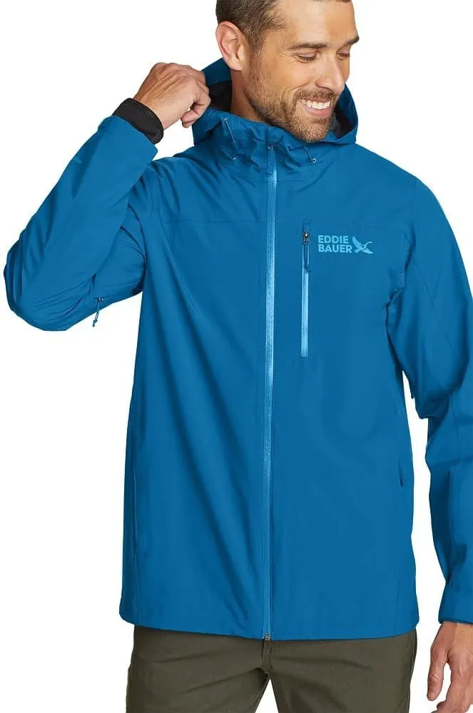 Eddie Bauer Men's Cloud Cap Stretch Waterproof Rain Jacket