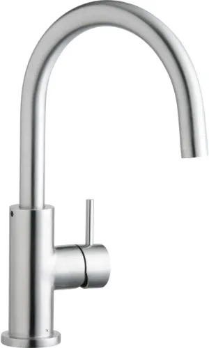 Elkay LK7921SSS Allure Single Hole Kitchen Faucet with Lever Handle, Satin Stainless Steel