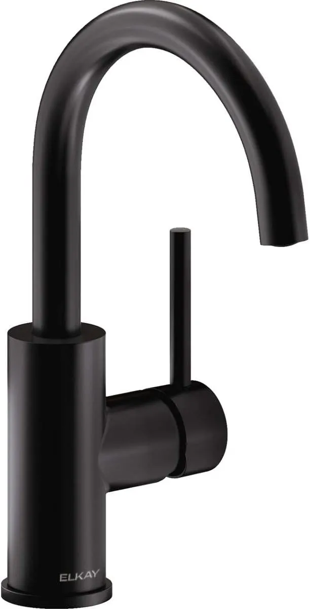 Elkay LKAV3021MB Avado Single Hole Bar Faucet with Lever Handle Matte Black