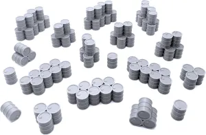 EnderToys Metal Oil Barrels by Terrain4Print, 3D Printed Tabletop RPG Scenery and Wargame Terrain 28mm Miniatures