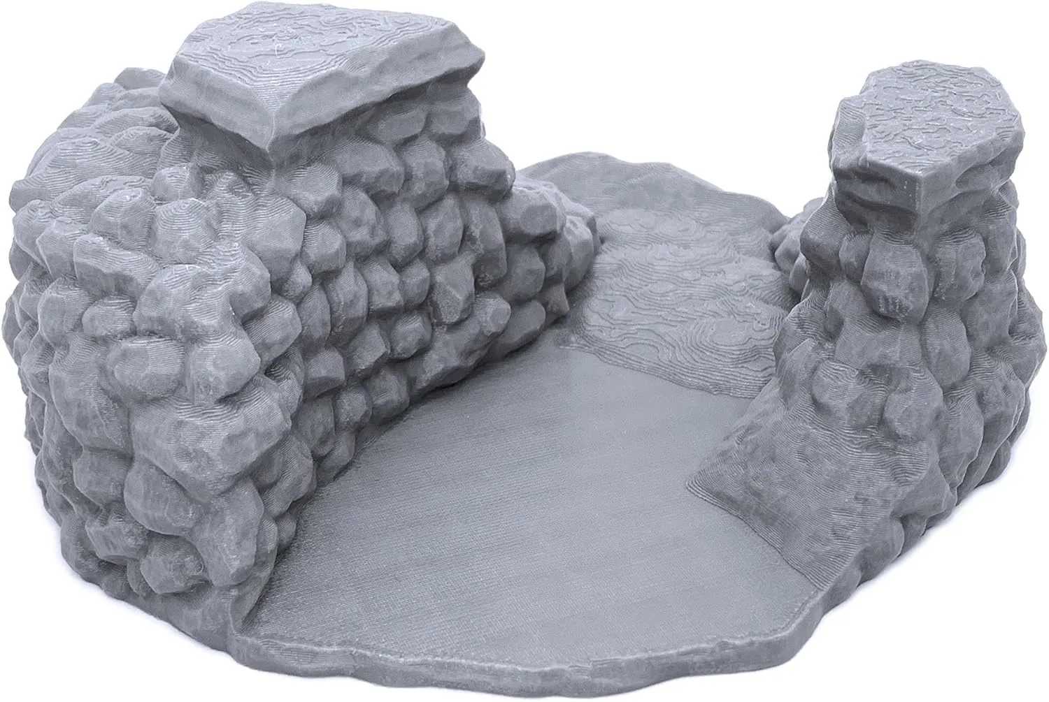 EnderToys Rock Valley, 3D Printed Tabletop RPG Scenery and Wargame Terrain for 28mm Miniatures