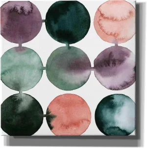 Epic Graffiti 'Seafoam Fizz II' by Grace Popp, Canvas Wall Glass, 12"x12"